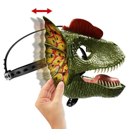 Juguete Máscara de Dilophosaurus Lanza-Veneno Jurassic World