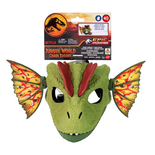 Juguete Máscara de Dilophosaurus Lanza-Veneno Jurassic World
