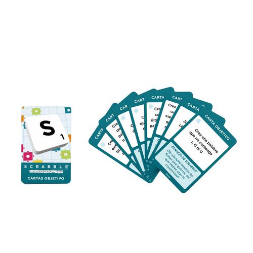 Scrabble - Juego de Mesa 2 en 1 con palabras- Mattel
