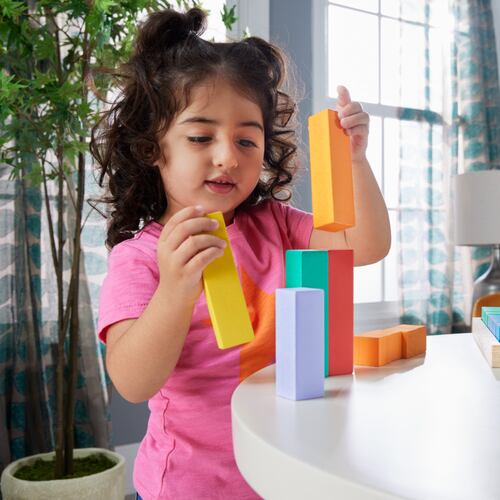 Juguete FISHER-PRICE Pirámide de Bloques de Madera