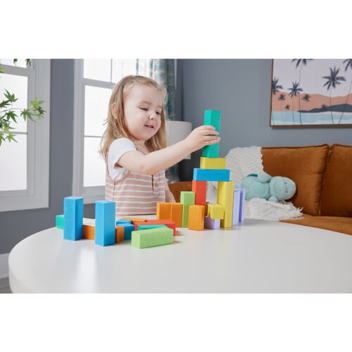 Juguete FISHER-PRICE Pirámide de Bloques de Madera