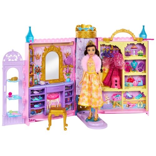 Set de Juego Closet Mágico con Muñeca Bella Disney Princesas