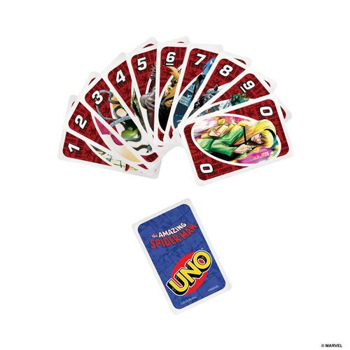 UNO Marvel Spider-Man - Juego de Cartas - Original Mattel