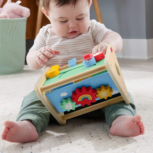 Juguete FISHER-PRICE Triángulo de Actividades de Madera