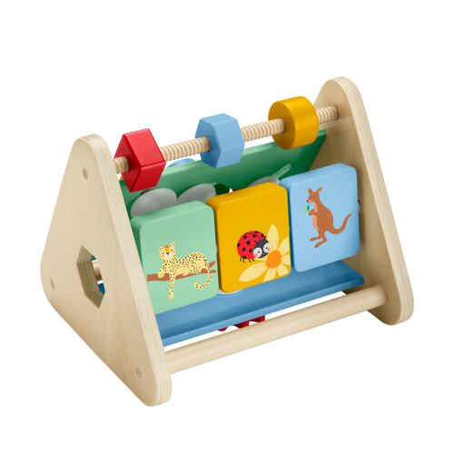 Juguete FISHER-PRICE Triángulo de Actividades de Madera