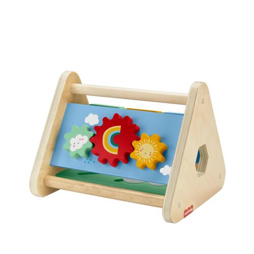 Juguete FISHER-PRICE Triángulo de Actividades de Madera