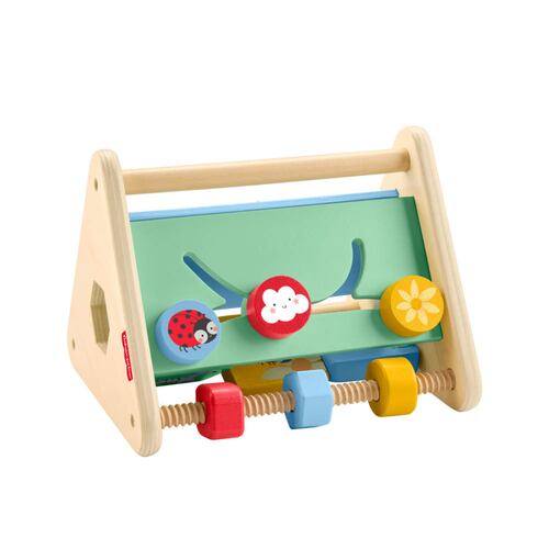 Juguete FISHER-PRICE Triángulo de Actividades de Madera