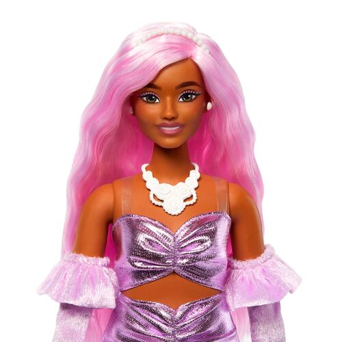 Barbie Fashionista Muñeca Deluxe Style con Cabello Rosa