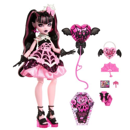 Monster High Muñeca Cumpleaños Draculaura 1600 Sorpresa