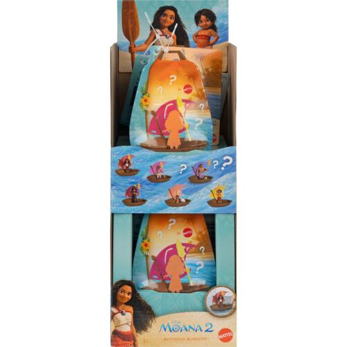Figura Mini MOANA 2 en Canoa con Sorpresa y Accesorios