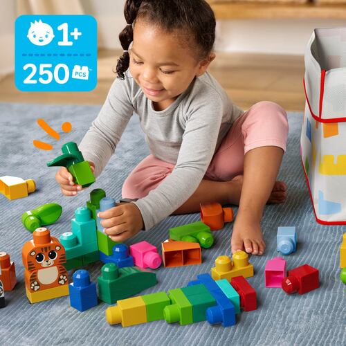 Mega Bloks Juguete De Construcción Paquete De 250 Bloques