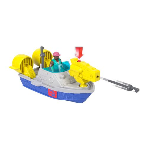 Jurassic World Rebirth Mosasaurus Caza y Muerde Imaginext