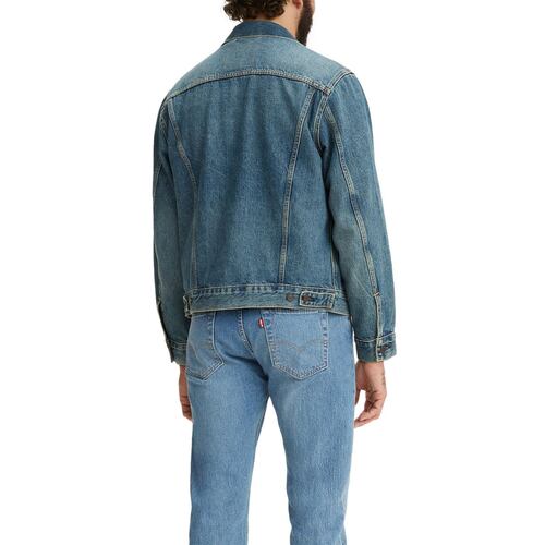 Chamarra azul Levis para hombre G