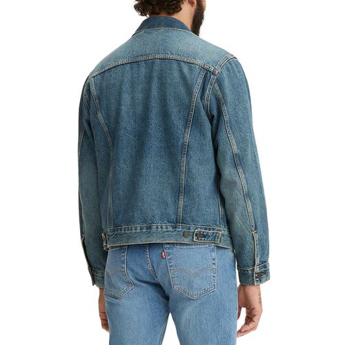 Chamarra azul Levis para hombre G