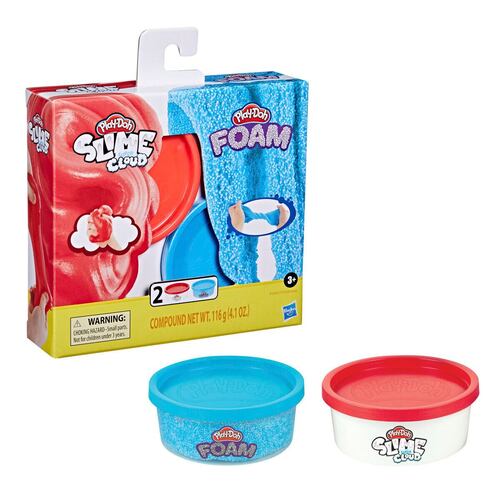 2 Pack Surtido Slime Cloud y Foam Play-Doh