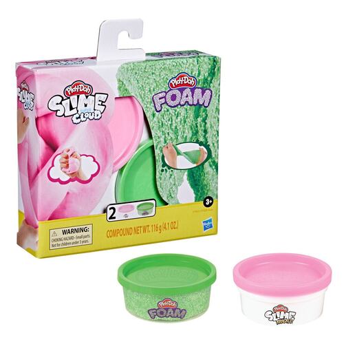 2 Pack Surtido Slime Cloud y Foam Play-Doh