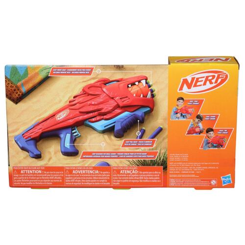 Lanzador Nerf Junior Wild Lionfury Diseño León con 16 Dardos Flexibles Espuma Nerf Elite 2.0. Hasbro