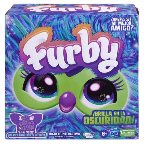 Peluche Interactivo Furby Galaxy Edición Brilla en la Oscuridad de Hasbro