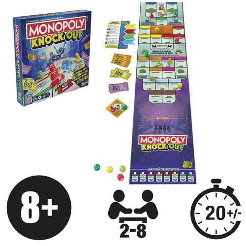 Juego de Mesa Monopoly Knockout