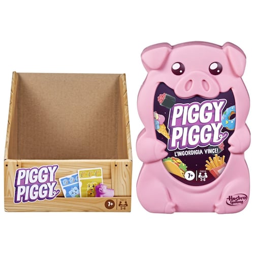 Juego de Cartas Piggy Piggy de Hasbro ¡Róbalo todo para ganar!