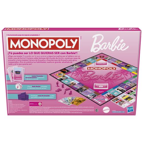 Juego de Mesa Monopoly Barbie