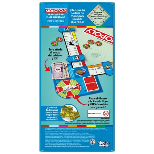 Juego de Mesa MONOPOLY Expansión Parada Libre: El Gran Premio