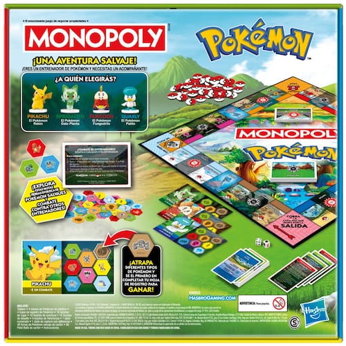 Juego de Mesa MONOPOLY Pokemon