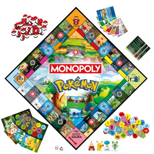 Juego de Mesa MONOPOLY Pokemon
