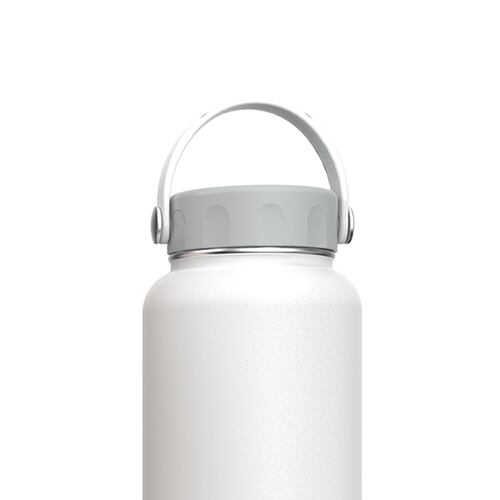 Termo Lifestyle REEBOK de Acero Inoxidable con Agarradera Capacidad de 32 Oz en Color Blanco