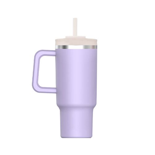 Termo Acero Inoxidable Tumbler con Popote Lifestyle 40 oz Purpura Reebok