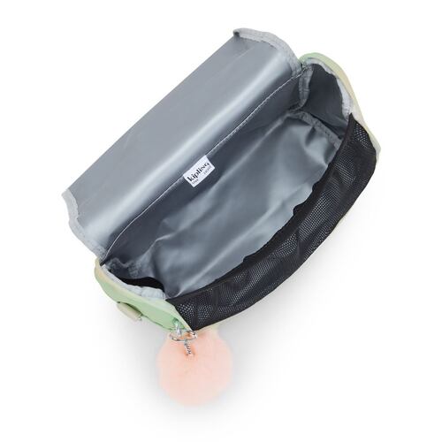 Lonchera Pouches/Cases Kipling Verde Metálico para Mujer