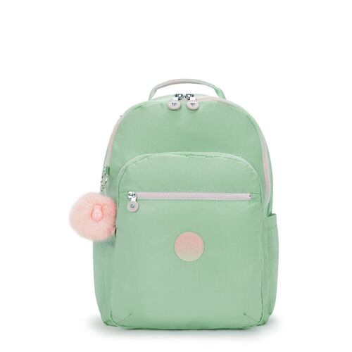 Mochila Backpacks Kipling Verde Metálico para Mujer