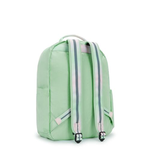 Mochila Backpacks Kipling Verde Metálico para Mujer