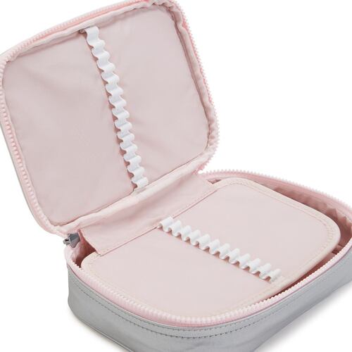 Lapicera Pouches/Cases Kipling Plateada para Mujer