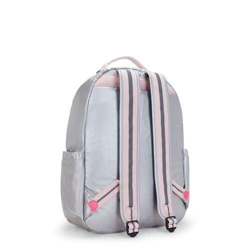 Mochila Backpacks Kipling Plateada para Mujer