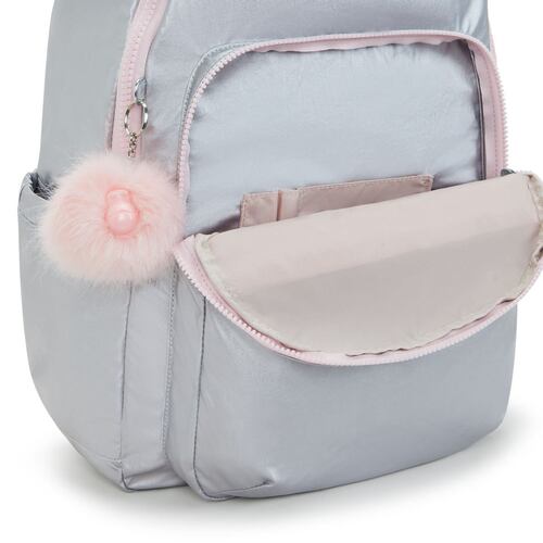 Mochila Backpacks Kipling Plateada para Mujer