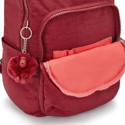 Mochila Funky Kipling Red Vino para Mujer