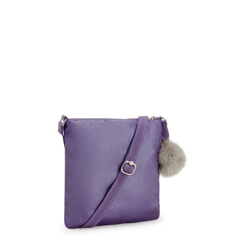 Bolso Crossbody Bags Kipling Lila Metálico para Mujer