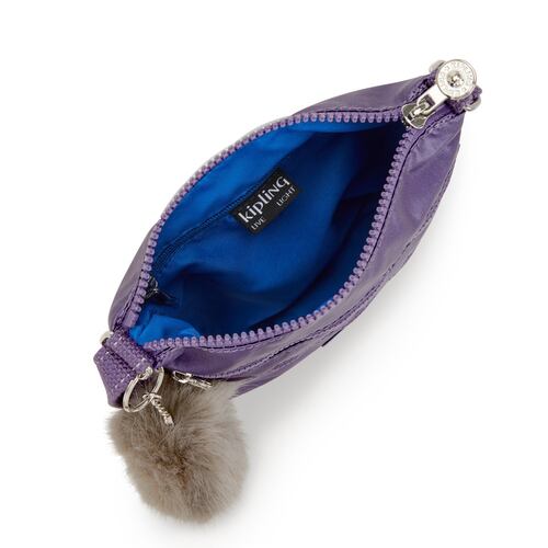 Bolso Crossbody Bags Kipling Lila Metálico para Mujer