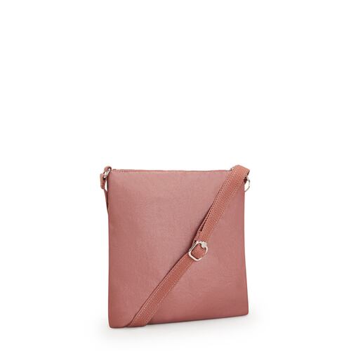 Bolso Crossbody Bags Kipling Rosa Metálico para Mujer