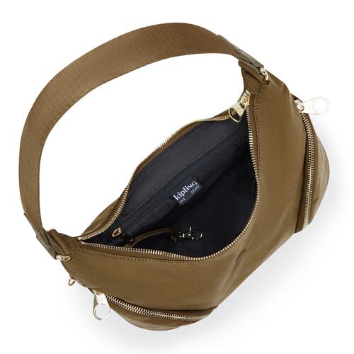 Bolso Shoulder Bags Kipling Caqui para Mujer