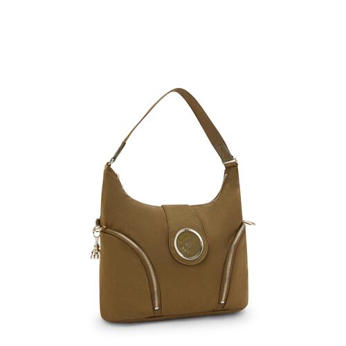 Bolso Shoulder Bags Kipling Caqui para Mujer