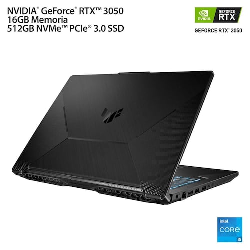 Laptop Gamer ASUS FX706HCB-HX147T Ci5 11th GEN Negro
