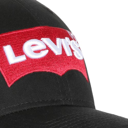 Gorra Levis Beisbolera Negra Para Hombre