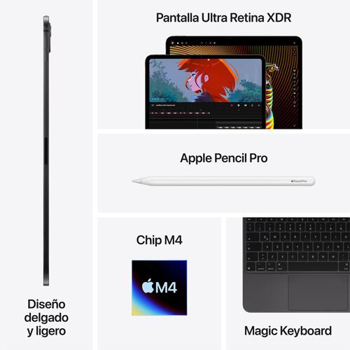 iPad Pro 11 Wi-Fi 256GB Negra M4