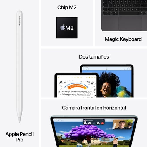 iPad Air 13 Wi-Fi 128GB Gris Espacial M2