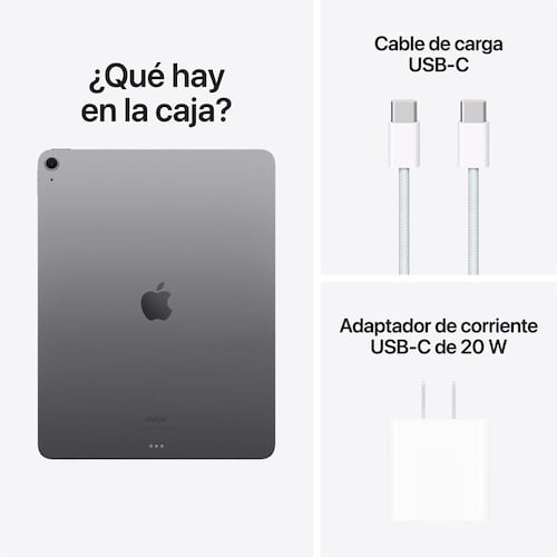 iPad Air 13 Wi-Fi 128GB Gris Espacial M2