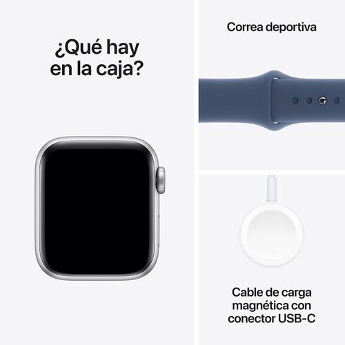 Apple Watch SE 44mm GPS Plata/Azul