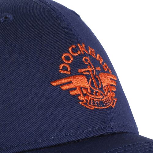 Gorra Dockers azul con logo para hombre