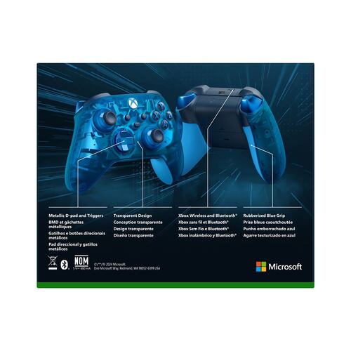 Control Inalámbrico Xbox Edición Especial Sky Cipher